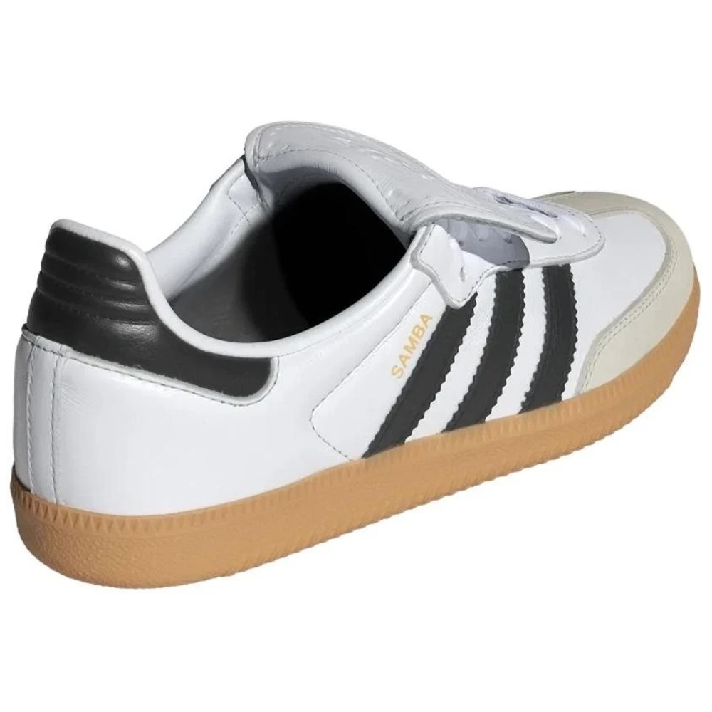 NEW adidas Samba LT Womens Size 9.5 Long Tongue Cloud White Core Black IG4279 - Picture 4 of 6